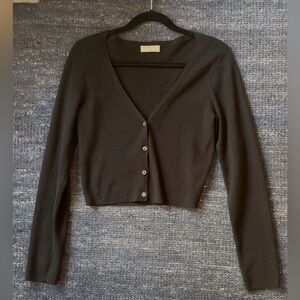 Aritzia Babaton Black Cardigan